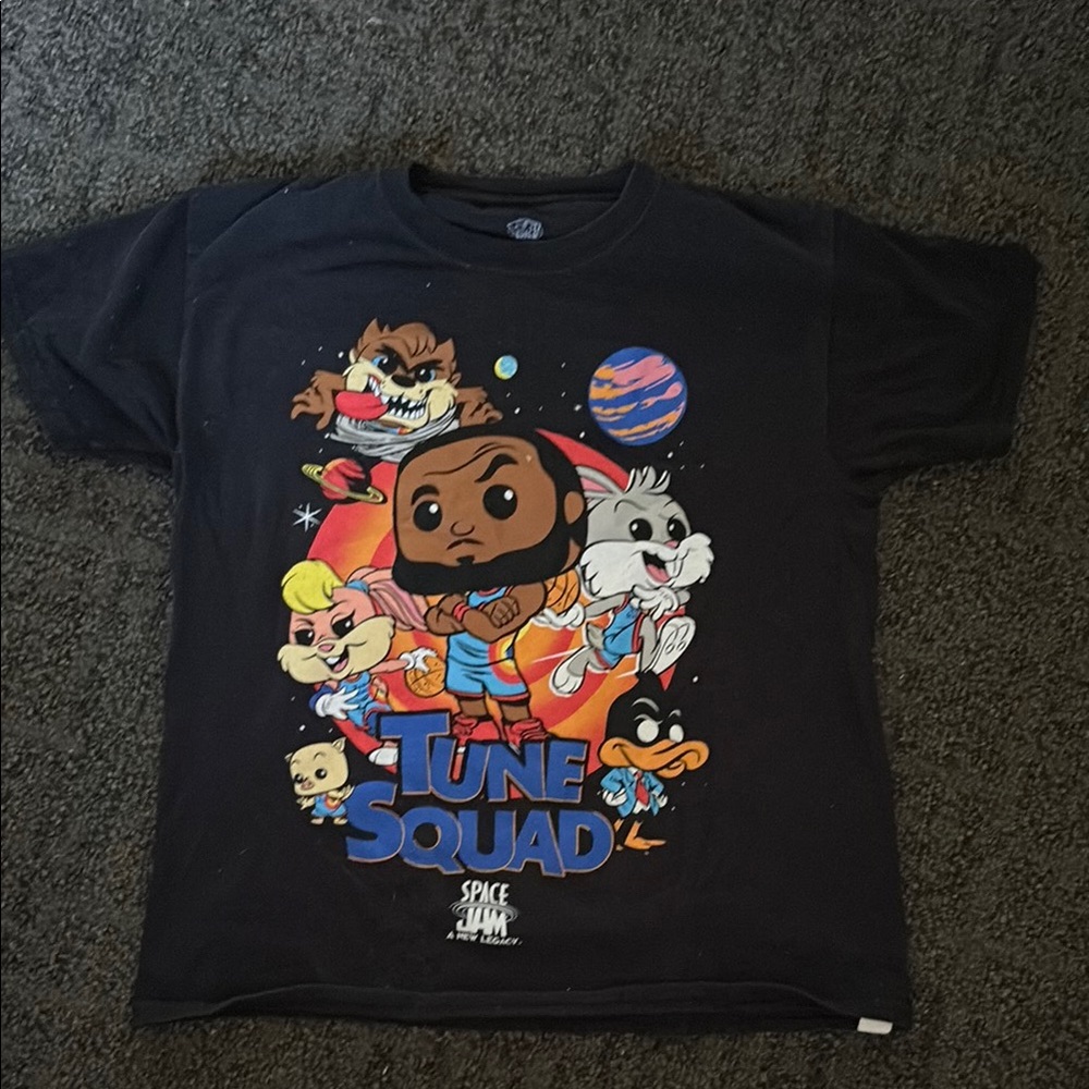 Funko Space Jam Black T-Shirt